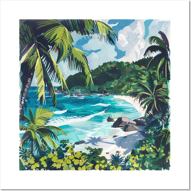 Seychelles Wall Art by ComicsFactory